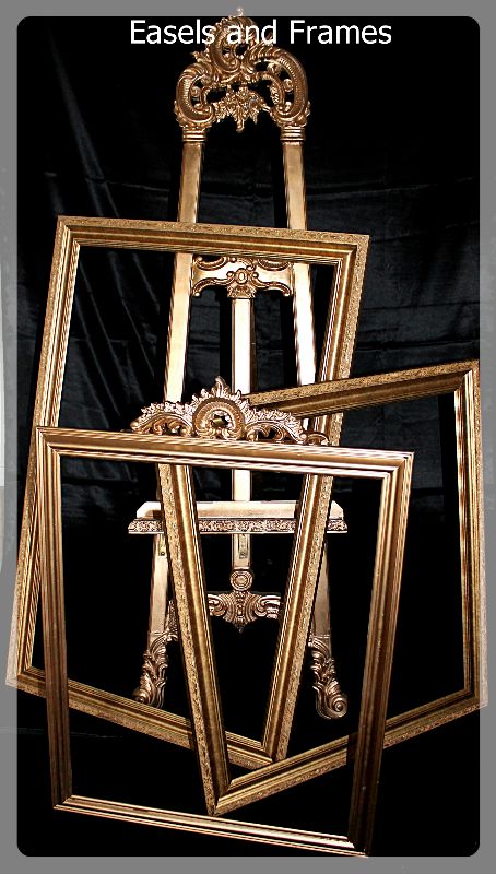 Easels and frames event rentals