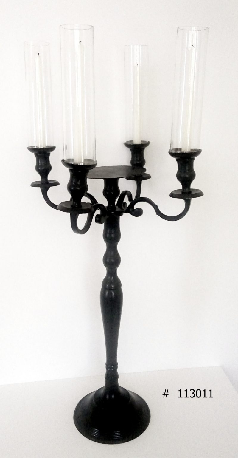 Black Candelabras Rentals Wedding Rentals Toronto Wedding decor