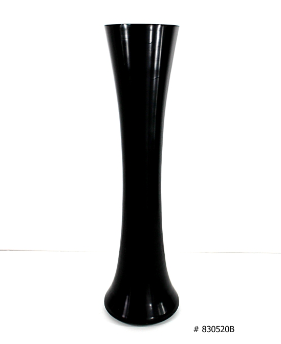 Black Vase 24 inch tall # 830520 B