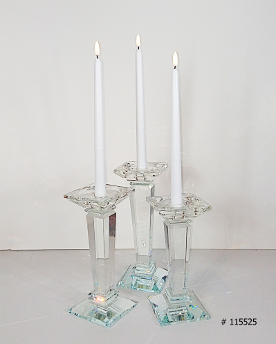 crystal Candleholders set of 3 # 115525