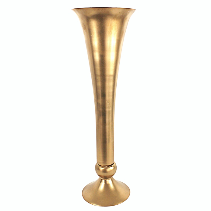 Flower vase rentals 24 inch tall gold glass vase # 830520G