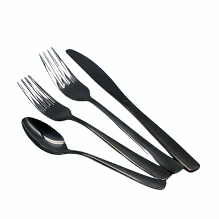 black cutlery